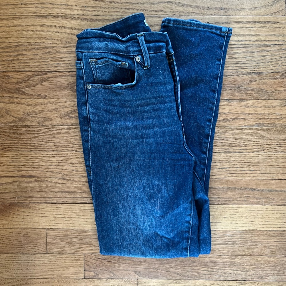 Good American Good Straight High-Waisted Jean 29